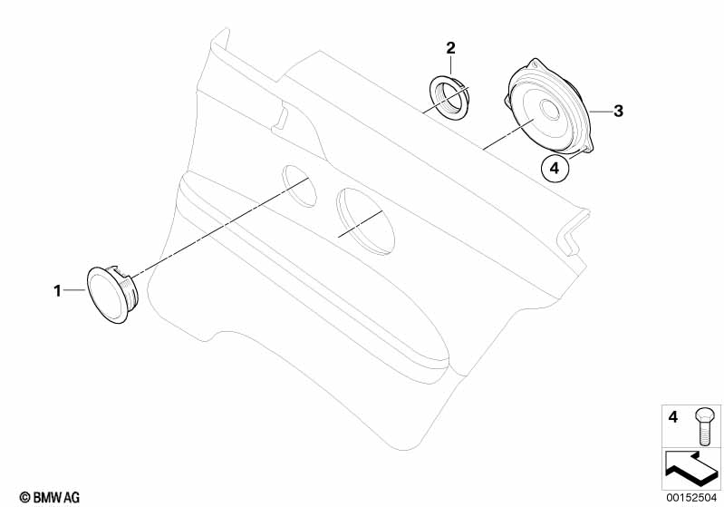 Individual Audio system, door rear