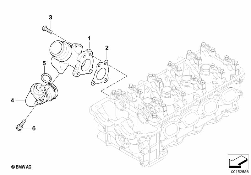 Genuine BMW 11537552083 E90 Coolant Hose (Inc. 320si) | ML Performance UK Car Parts