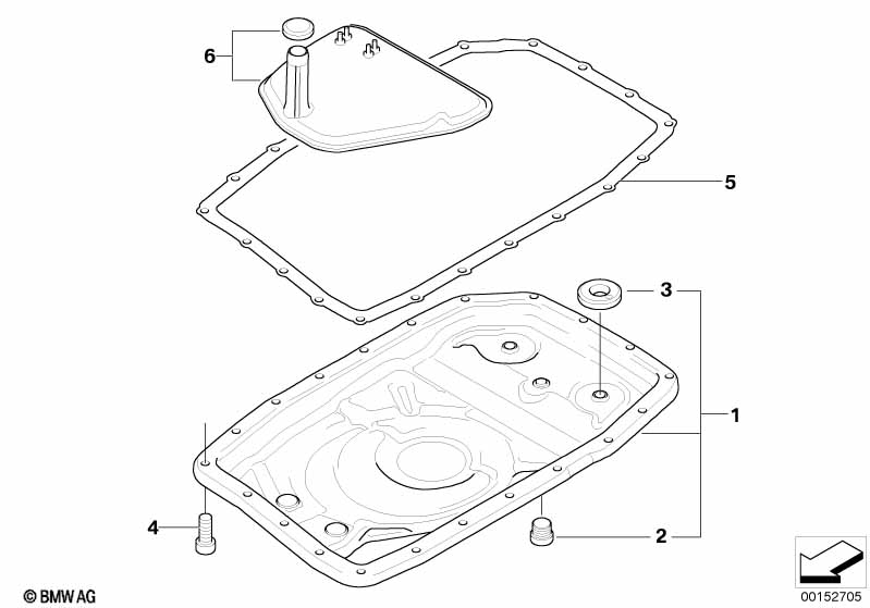 Genuine BMW 24117552348 E53 E83 Torx Bolt M6X22,5 (Inc. X3 3.0d, X5 3.0d & X5 4.8is) | ML Performance UK Car Parts