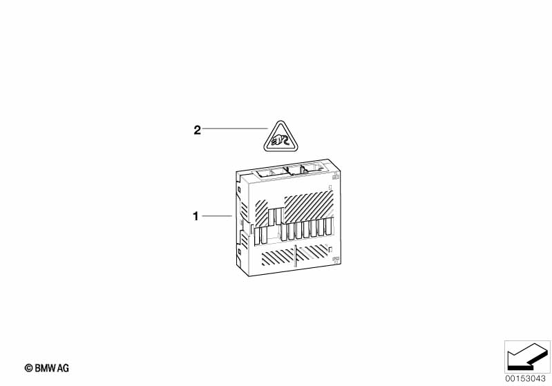Genuine BMW 12527510638 E67 RR1 E64 Integrated Supply Module (Inc. 735i, 745LiS & 540i) | Duco Car Parts UK Car Parts