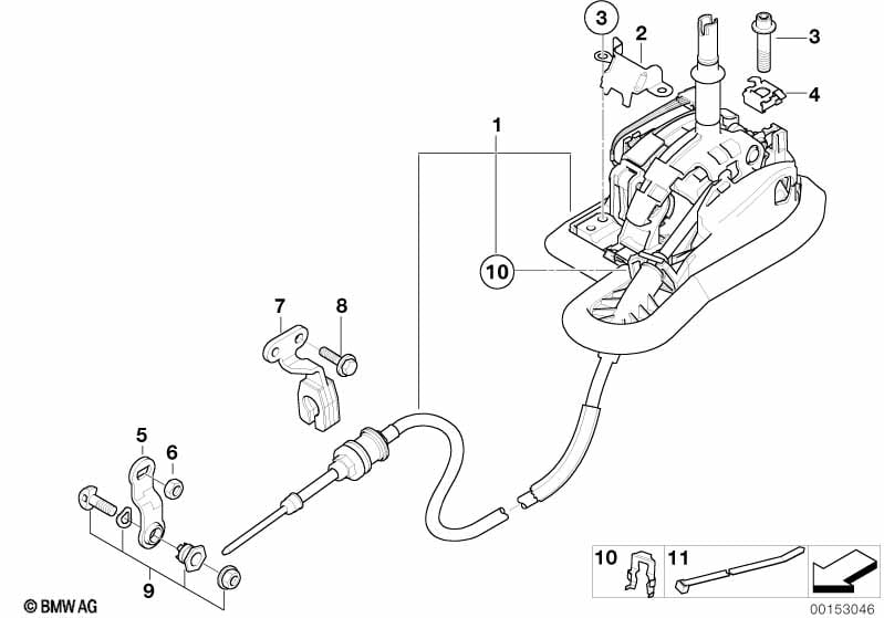 Autom.transmiss.steptronic shift parts