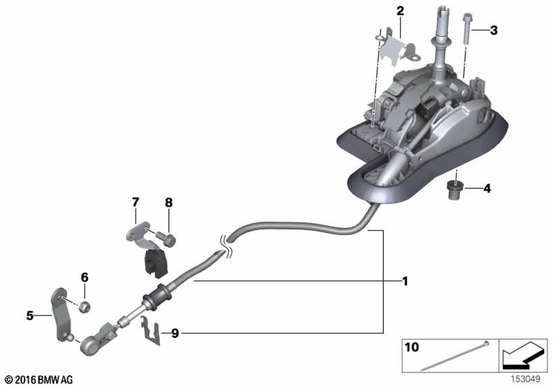 Autom.transmiss.steptronic shift parts