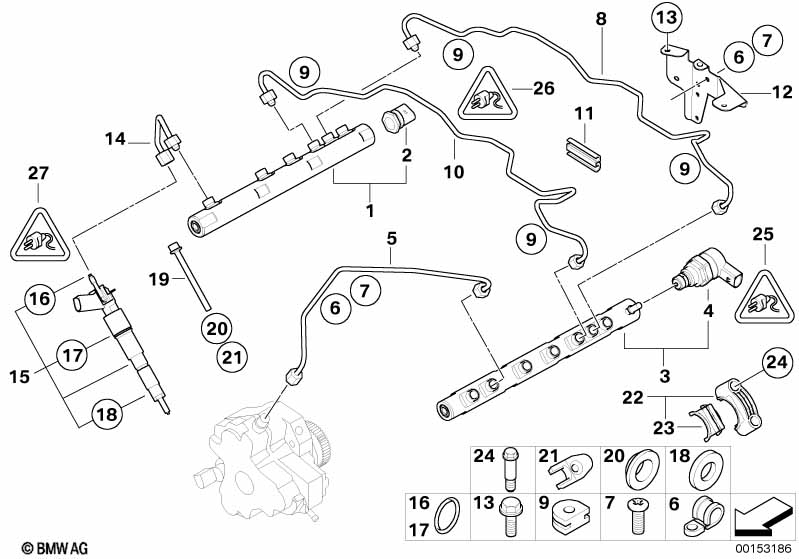 Genuine BMW 46632313096 Fillister Head Screw M5X16 (Inc. 745d, R 80 GS & R 100 GS) | ML Performance EU Car Parts