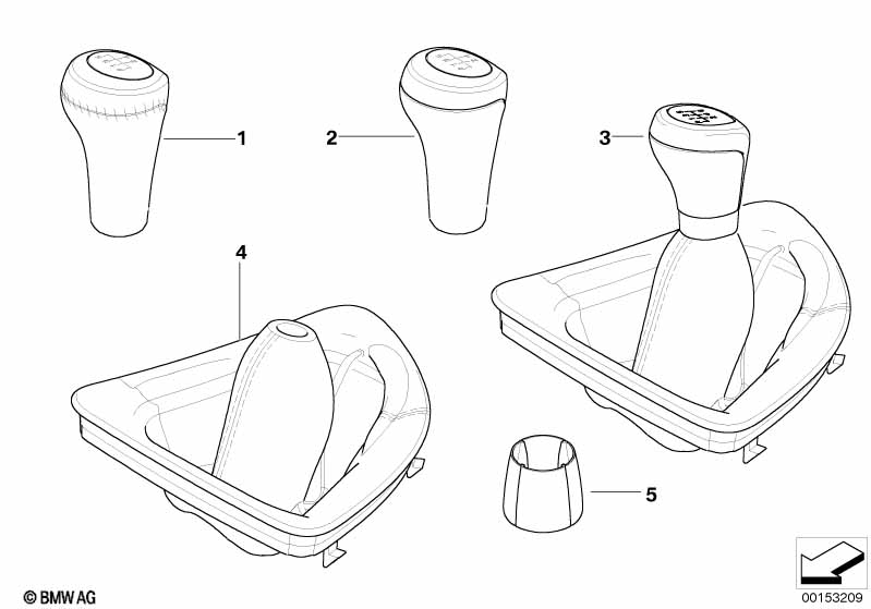 Gear shift knobs/shift lever coverings