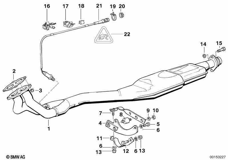 Exhaust system with catalyst