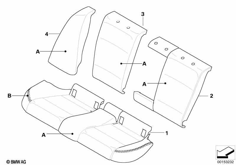 Ind.through-loading sys. rear basic seat