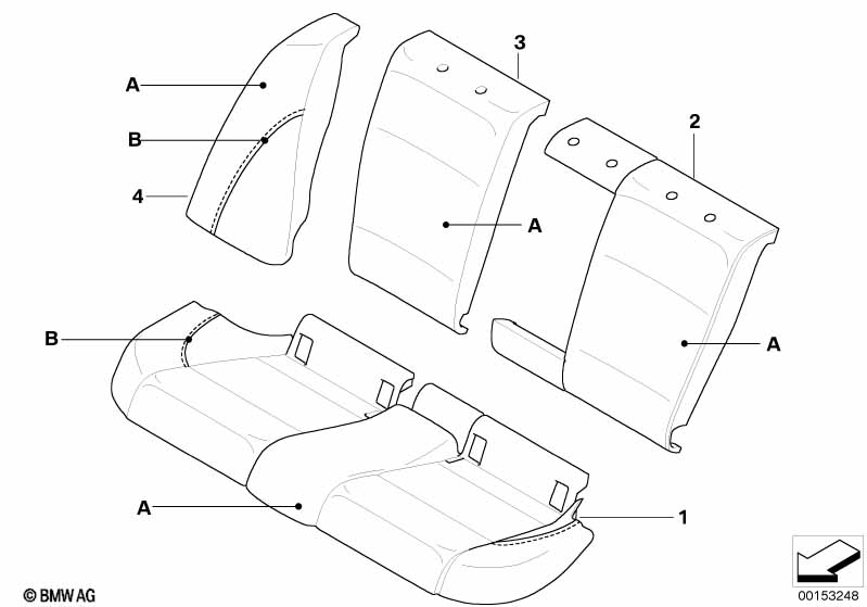Individual Loadthrough Sport seat, rear