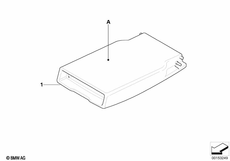 Individual armrest, rear