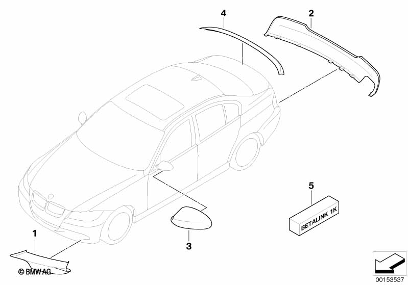 M Performance aerodynamics acc.parts
