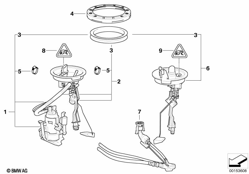 Fuel pump and fuel level sensor