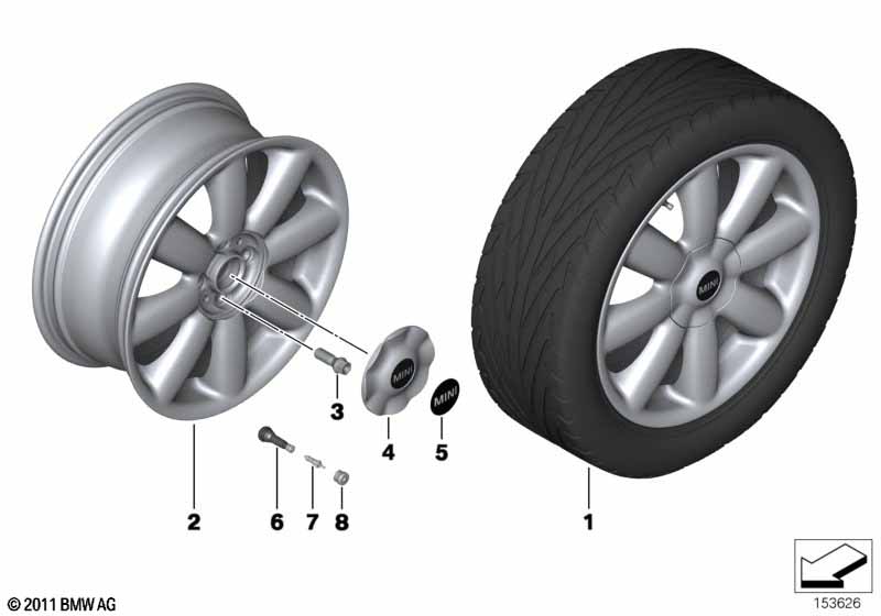 Jante LL MINI Crown Spoke 104