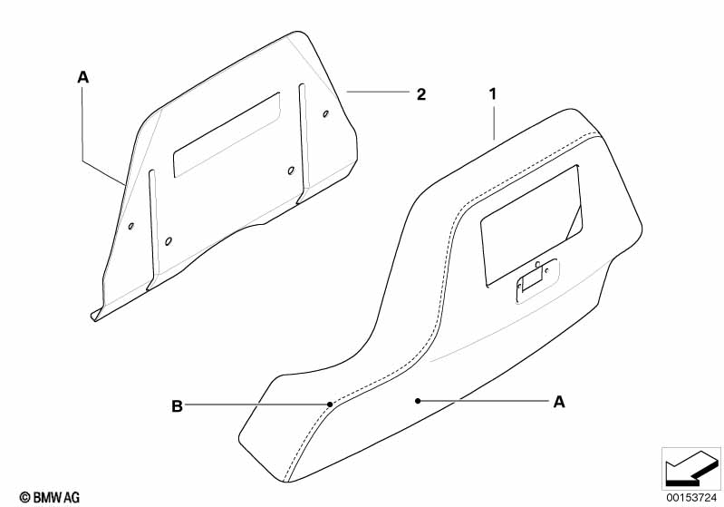 Indi. rear panel rear seat Infotainment