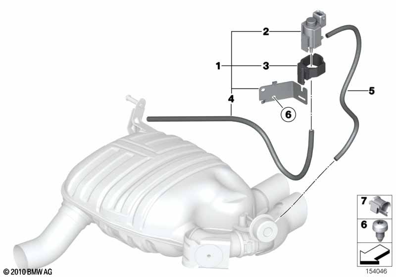 Genuine BMW 11727545323 E87 F03 Vacuum Hose Black 3,5X1,8 (Inc. 325tds, R 65 RT & M3) | ML Performance UK Car Parts