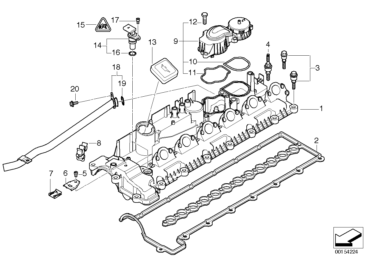 Genuine BMW 11127794175 E60 E61 Breather (Inc. 535d) | ML Performance UK Car Parts