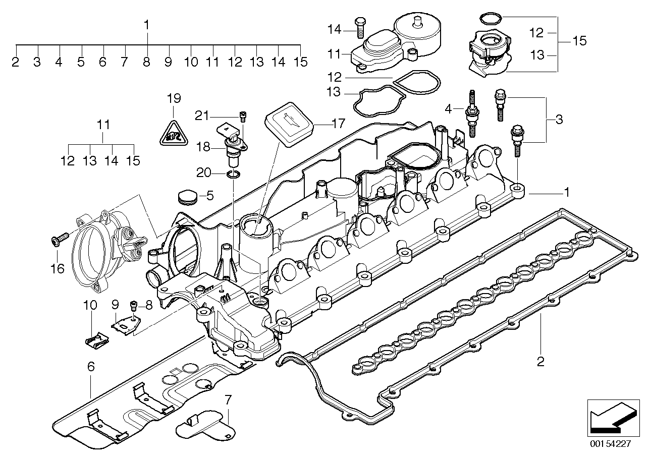 Genuine BMW 11127796378 E65 E83 E61 Profile-Gasket (Inc. X3 3.0d, 530xd & 730Ld) | ML Performance UK Car Parts