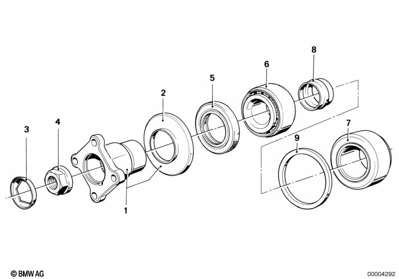 Drive flange suspension/gasket ring