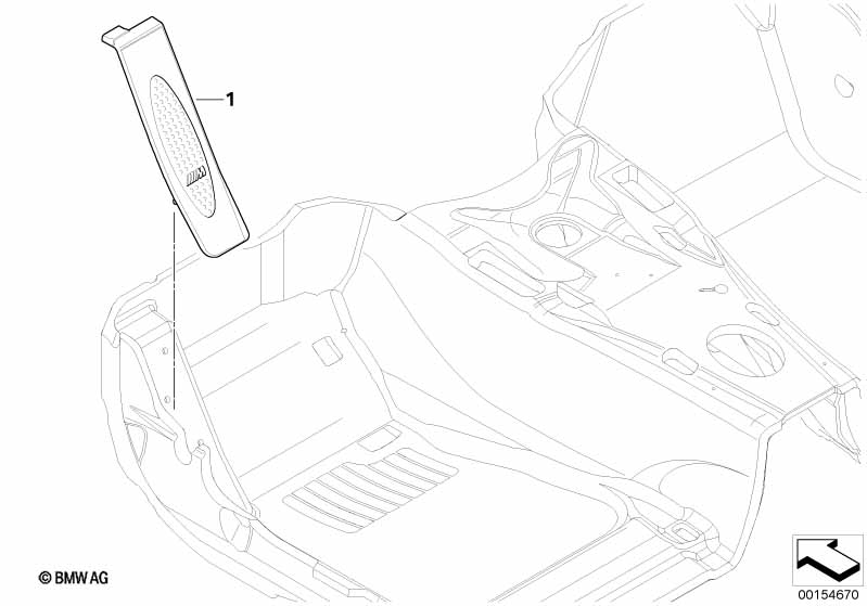Retrofit M foot rest