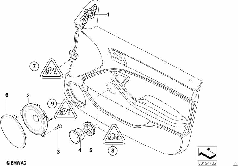 parts Harman Kardon hifi, front door