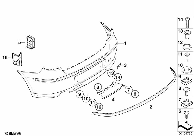 Genuine BMW 07146953137 F10 F11 C-Clip Nut (Inc. 518d, 528i & 525dX) | ML Performance EU Car Parts
