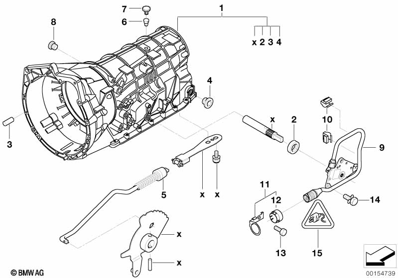 A5s325z housing with mounting parts
