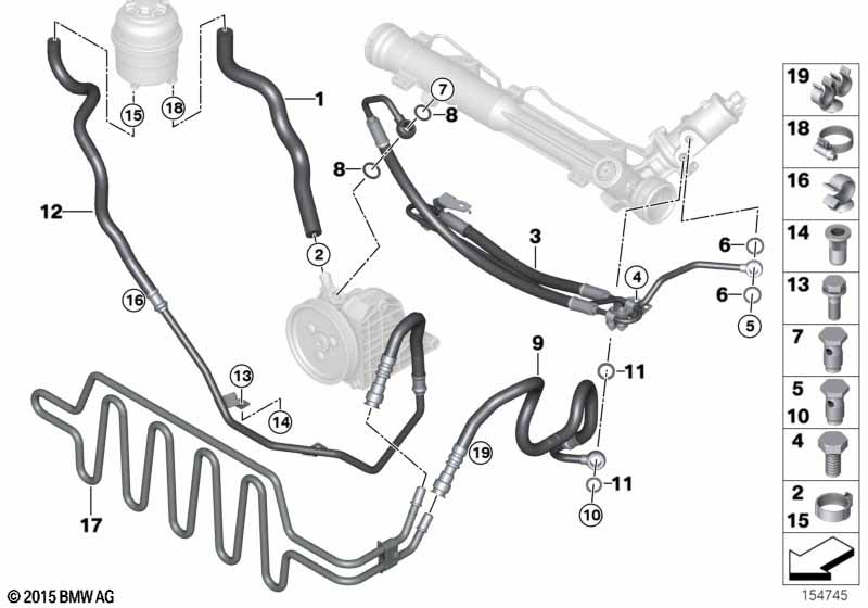 Genuine BMW 32416778446 E90 E91 Return Pipe (Inc. 325d, 335d & 330d) | ML Performance UK Car Parts