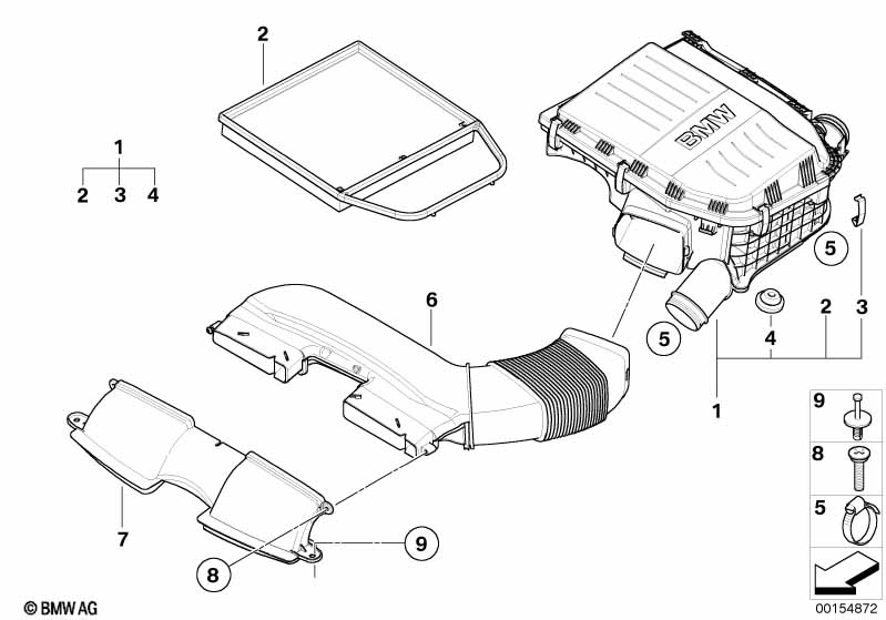 Intake silencer / Filter cartridge Intake silencer / Filter cartridge