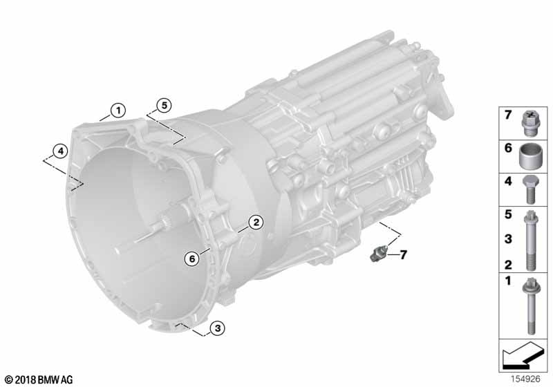 Gearbox mounting parts