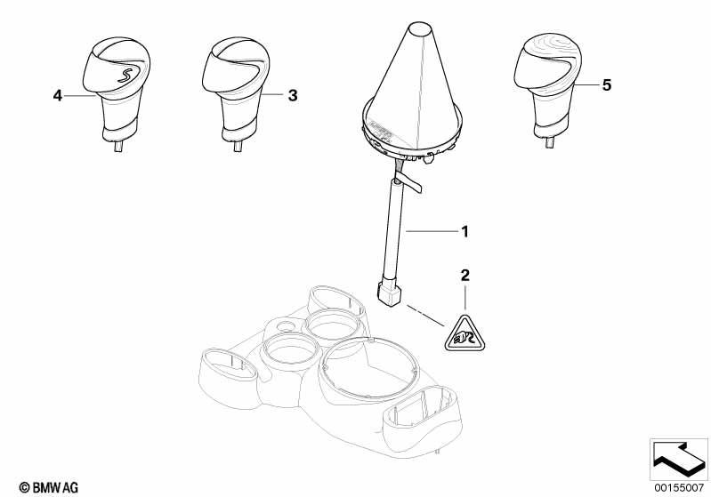 Selector lever handles / covers