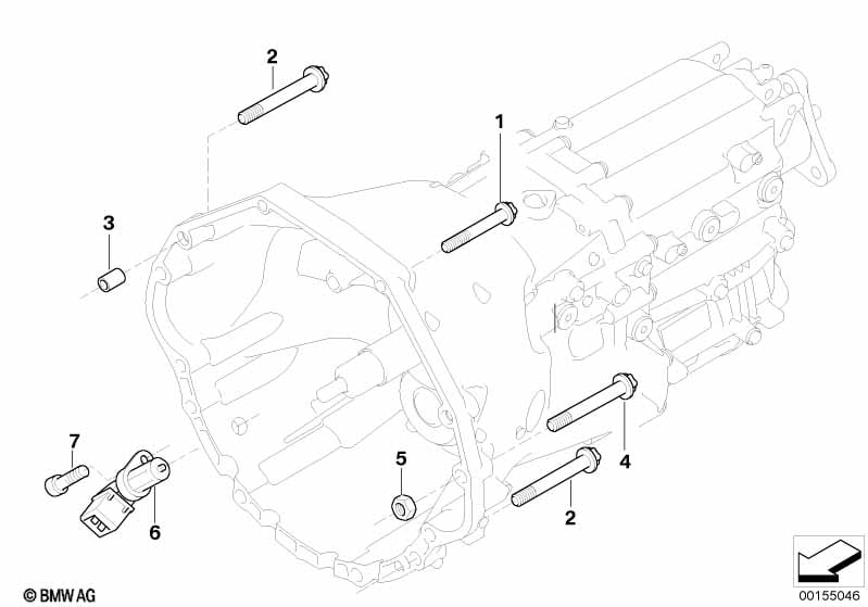 Gearbox mounting parts