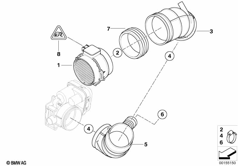 Genuine BMW 13717514878 E85 Gasket Ring (Inc. Z4) | ML Performance UK Car Parts
