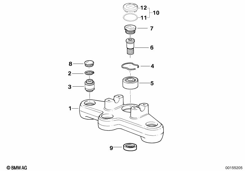 Upper fork cross brace