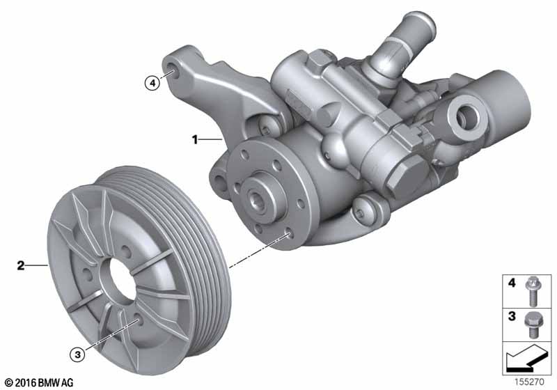Power steering pump/Active steering