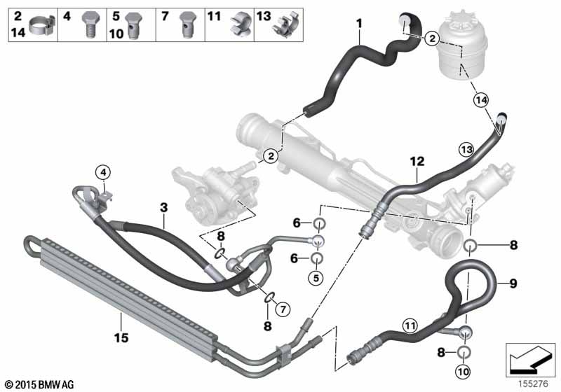 Genuine BMW 32416771879 E91 E90 E88 Expansion Hose (Inc. 335i, 135i & M Coupé) | ML Performance EU Car Parts