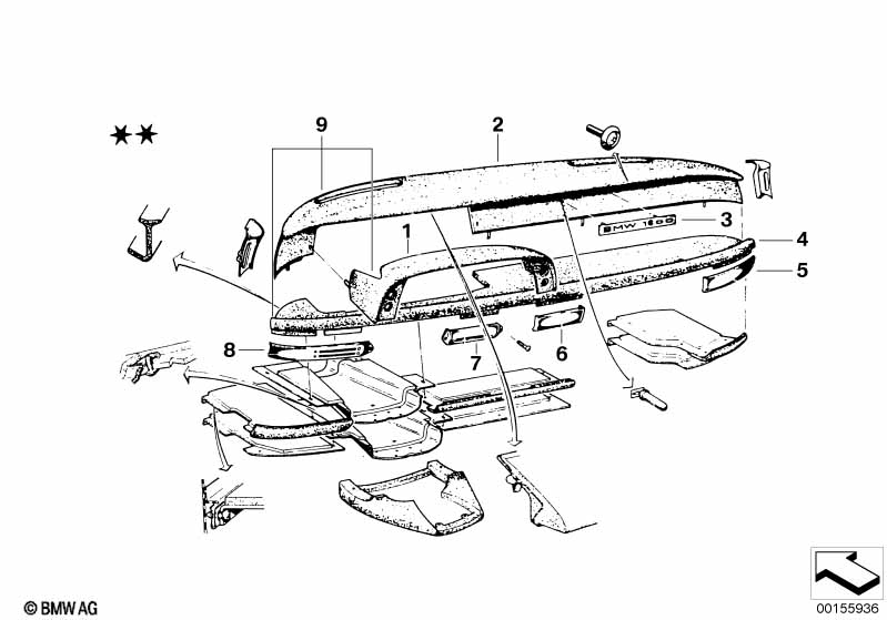 Genuine BMW 51457480125 Cover (Inc. 2002ti, 2002 & 1600) | ML Performance EU Car Parts