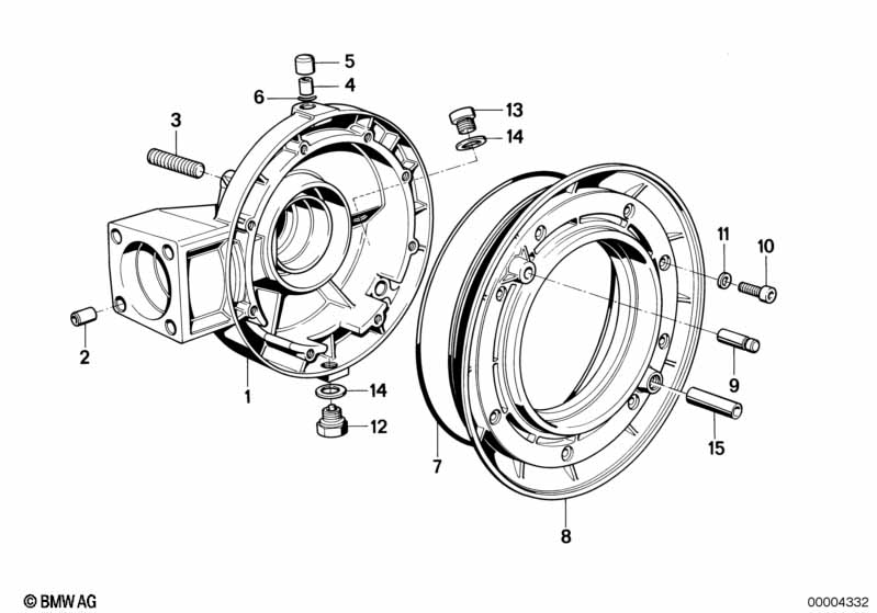 Differential-housing/housing cover