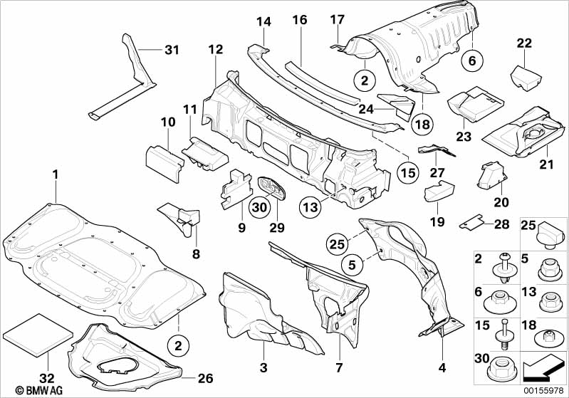 Genuine BMW 51487036665 E66 E67 E65 Filler, Tunnel Rear Left (Inc. 745LiS, 745d & 750Li) | ML Performance EU Car Parts
