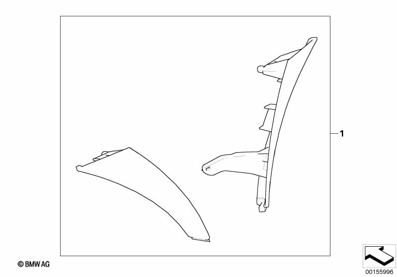 Set of decorative clips