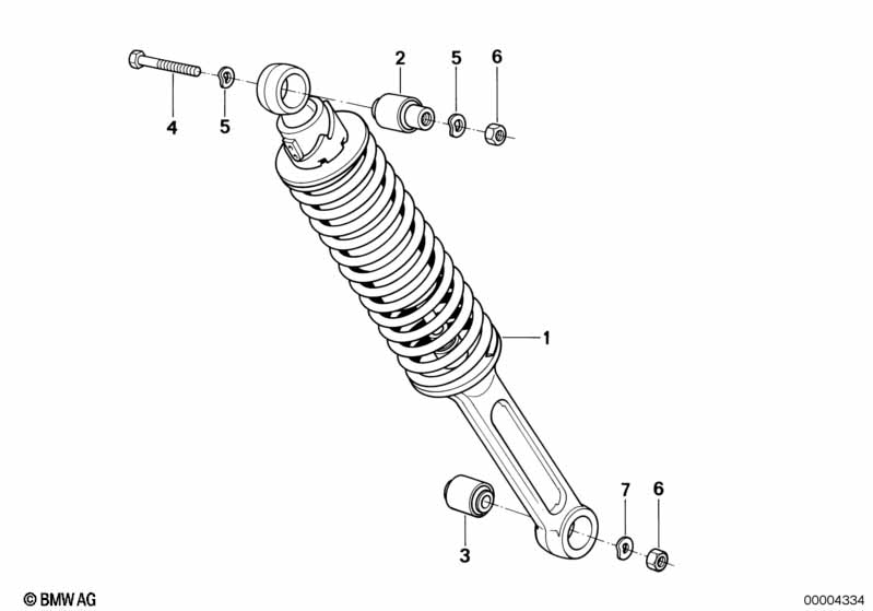 Genuine BMW 33531457446 Hex Bolt (Inc. R 100 GS) | ML Performance EU Car Parts