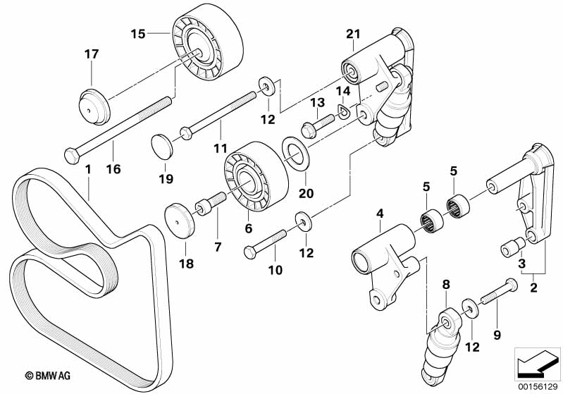 Belt Drive Water Pump/Alternator