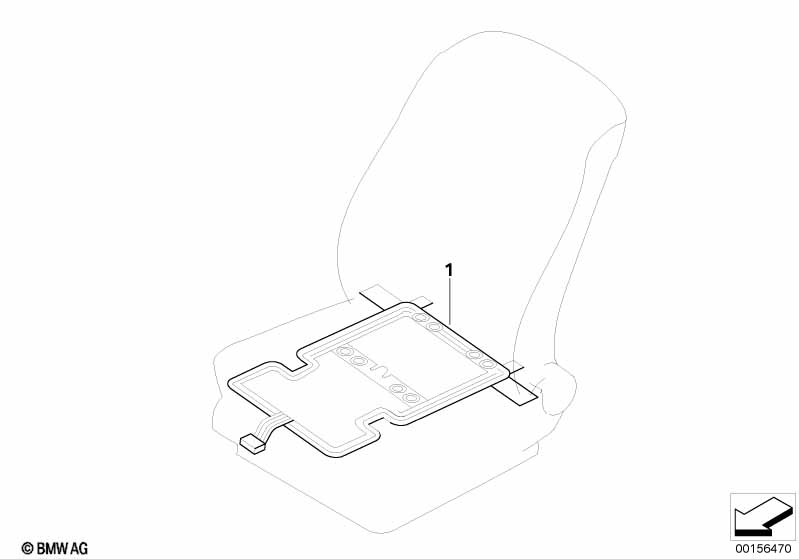 Genuine BMW 65776964881 E70 Sensor Mat, Front Seat (Inc. X5) | ML Performance EU Car Parts