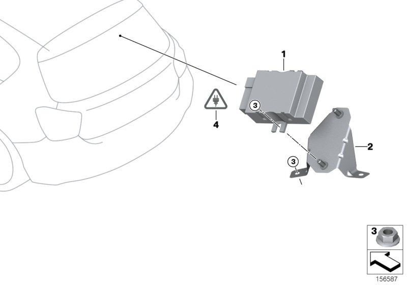 Genuine BMW 61138364832 F12 E66 E61 Socket Contact Elo-Power 2,8X0,63 0,5-1,0 mm² (Inc. Z4 2.5i) | ML Performance US Car Parts
