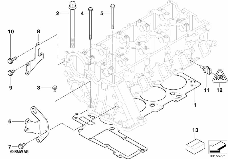Genuine BMW 11127788636 E46 E39 Cylinder Head Gasket Asbestos-Free 0-LOCH (Inc. 318d, 320d & 520d) | ML Performance UK Car Parts