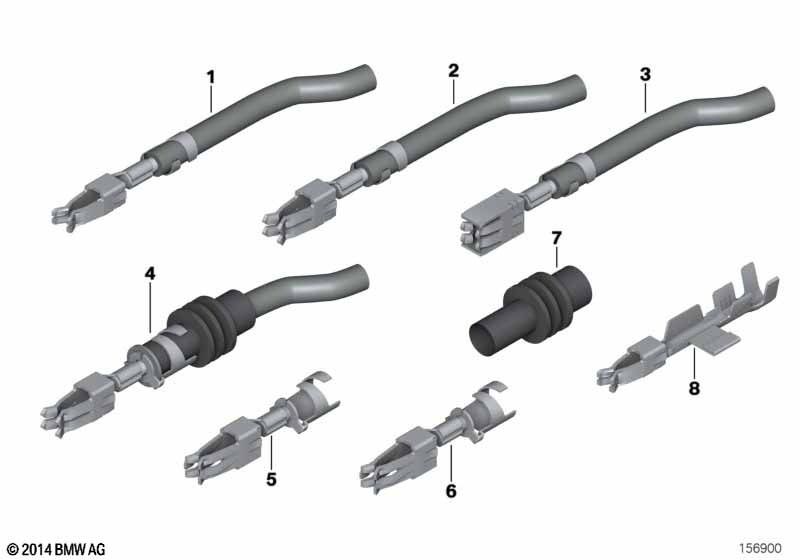 Genuine BMW 61138364526 F90 E92 F07 Double Leaf Spring Contact 0,5-1,0mm²(AG) (Inc. Z4 2.5si, X5 35iX & 320i 1.6) | Duco Car Parts UK Car Parts