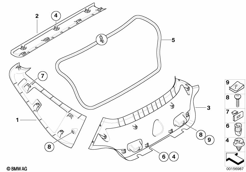 Genuine BMW 51763425290 E86 Trunk Lid Gasket (Inc. Z4 3.0si & Z4 M3.2) | ML Performance EU Car Parts