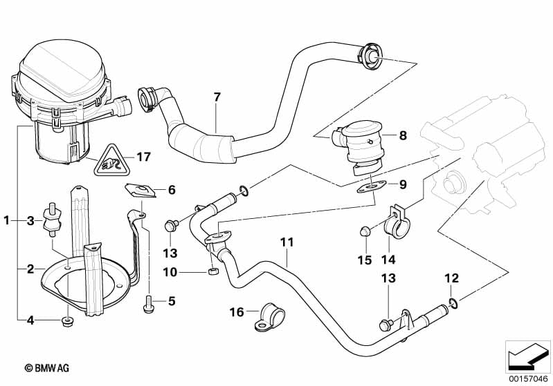 Emission control-air pump