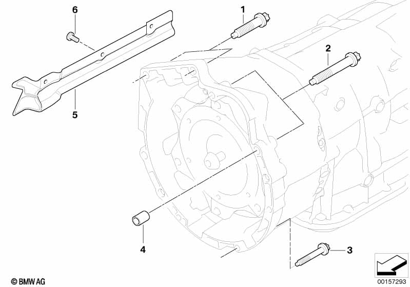 Gearbox mounting parts