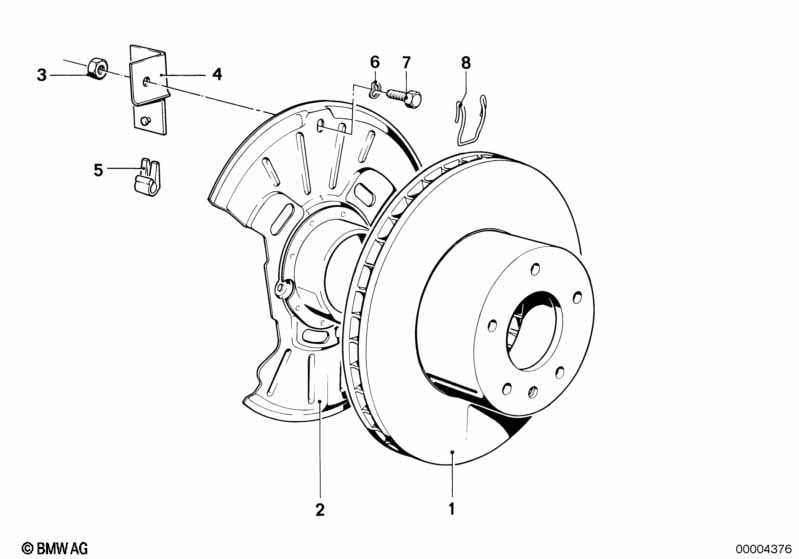 Front brake / brake disc