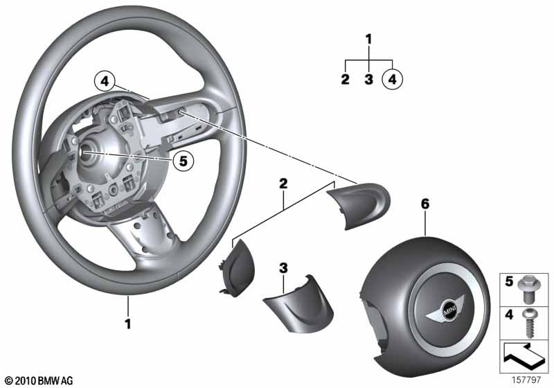 Airbag sports steering wheel
