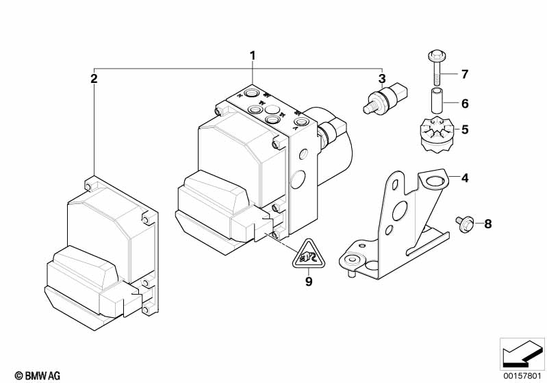 Genuine BMW 34522285051 E52 E39 E38 Exchange Repair Set, Dsc Control Unit (Inc. 740i, L7 & 735i) | ML Performance EU Car Parts