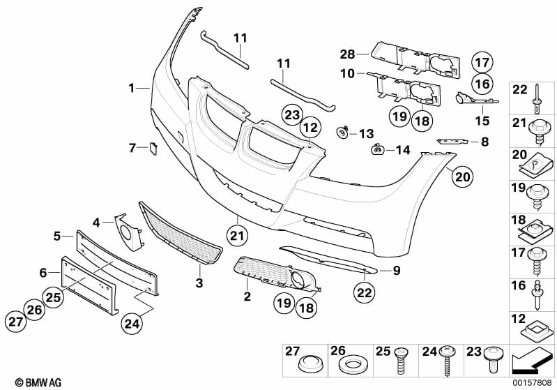 M Trim, front